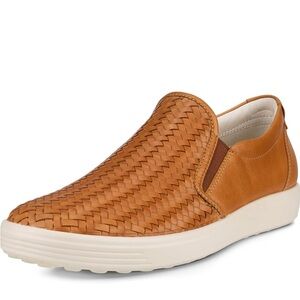 ECCO Women’s soft 7 woven slip on 2.0 sneaker - Lion - 36 EU   5.5 US